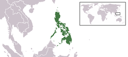 Location of the Philippines