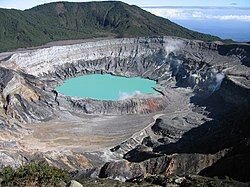 Poás Volcano crater