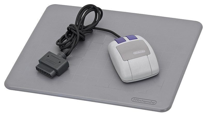 File:SNES-Mouse-and-Pad.jpg