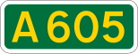 A605 shield