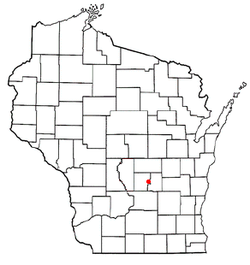 Location of Mecan, Wisconsin