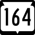 State Trunk Highway 164 marker