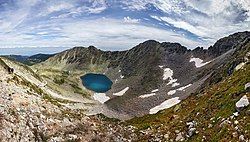 a glacial lake