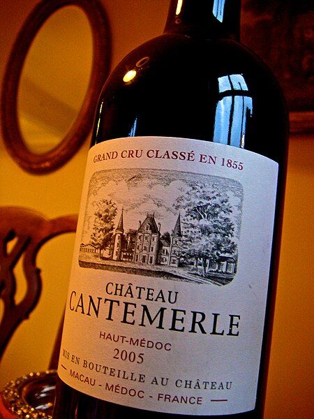 File:Chateau Cantemerle bottle.jpg