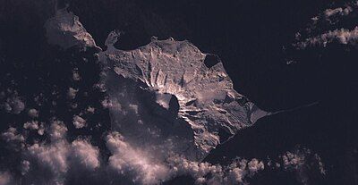 Satellite image of Mawson Peak on Heard Island