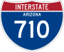 Interstate 710 marker