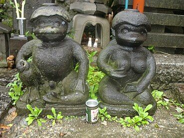 Kappa statues