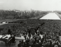 Image 88The April 9, 1939, concert by Marian Anderson, facing east from the Lincoln Memorial (from National Mall)