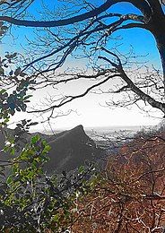 Mount Poncione seen from the path which starts from Monte Piambello and leads to the summit of the former