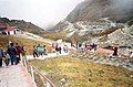 Stairs in Nathu La from the Indian side of the border