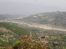 River Foinikas as seen from mount Panachaiko