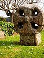 Fig. g9: Porthilly cross (a listed grade 2 medieval four-holed cross in Porthilly Churchyard)