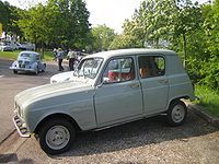 The 1961–1962 Renault 3 was meant to compete with the 2CV; available only in grey it had a smaller, 603cc, 3CV engine and no windows in the c/d-pillar. It was discontinued after just 2,526 sales.