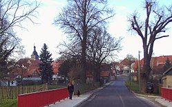 Entrance to Seebach, view from the south