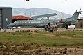 An Embraer EMB-145H AEW&C of the Hellenic Air Force during delivery tests at Elefsis AB, Greece.