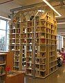 Boekenhuis (House of Books) by Frank Halmans. Department Jeugd (Youth), Library Neude Utrecht, 2024.