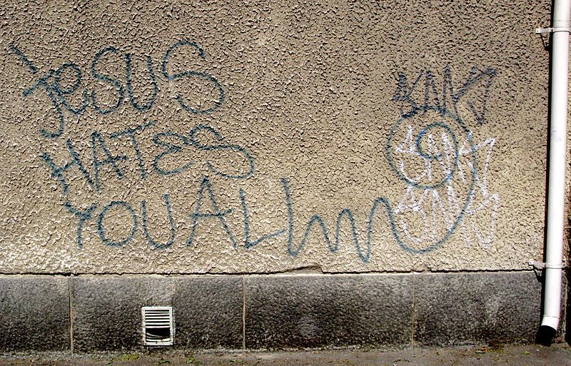 File:Anti-Christian graffiti.jpg