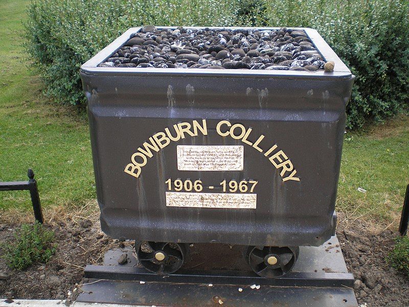 File:Bowburn Colliery Tub.JPG