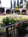 Cloister beside the church of San Pablo Atlazalpan, Mexico