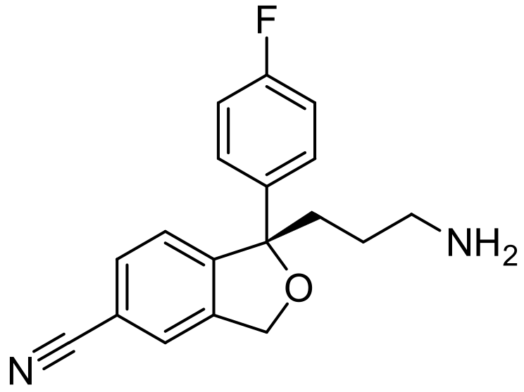 File:Didesmethylescitalopram skeletal.svg