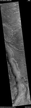 Valleys, as seen by HiRISE under HiWish program