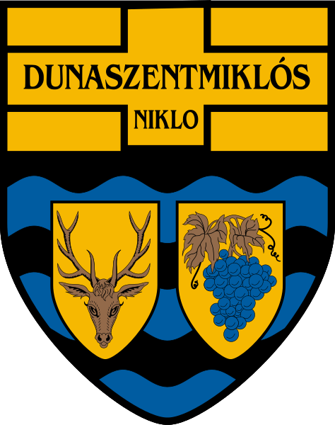 File:HUN Dunaszentmiklós Címer.svg