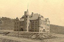 N. P. Hulst High School, Iron Mountain, Michigan, circa 1892