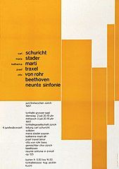 Juni-Festwochen Zürich (poster, 1957)