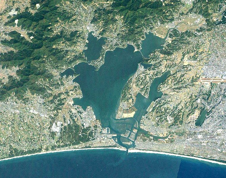 File:Lake hamana landsat.jpg