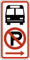 R7-107a No parking, bus stop