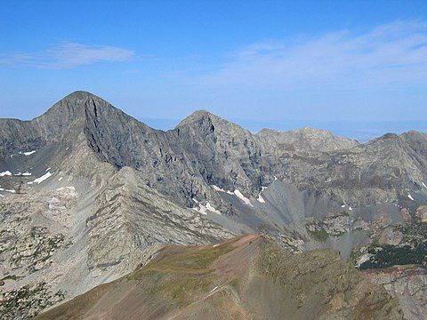 11. Mount Blanca straddling Alamosa and Costilla counties, Colorado