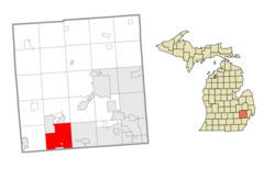 Location within Oakland County