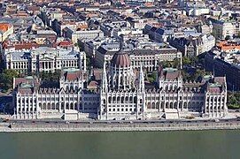 Hungarian Parliament Building (1885-1904) by Imre Steindl