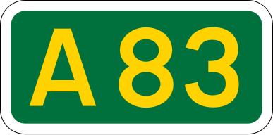 File:UK road A83.svg