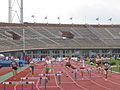 Image 5A women's 400 m hurdles race at the 2007 Dutch Championships (from Track and field)