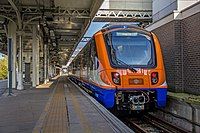 London Overground class 710 train at Willesden Junction railway station