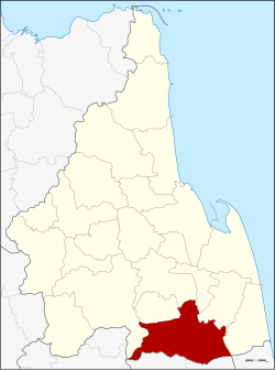 District location in Nakhon Si Thammarat province