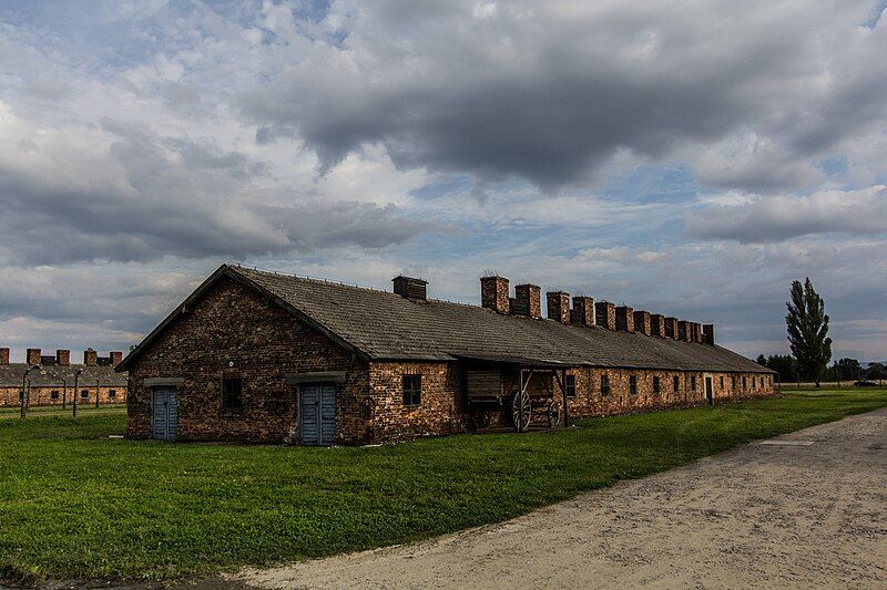 File:Auschwitz-Birkenau barracks.jpg