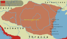 Dacia in 55 BC