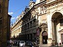 Entrance to the building from Křižovnická street.