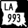 Louisiana Highway 993 marker