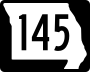 Route 145 marker