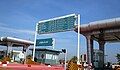 Yangon, Myanmar: Tollbooth, Yangon-Naypyidaw highway