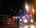 State Emergency Service volunteers at a crash