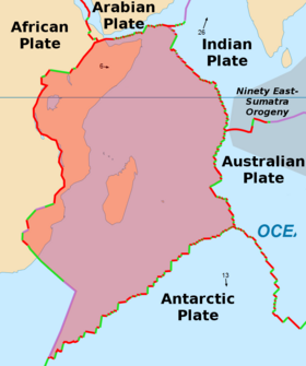 The Somali plate