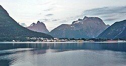 View of Åndalsnes in Rauma