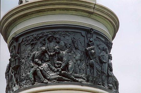 Death of General Reynolds, detail of the NY State Monument