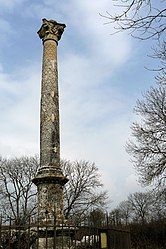 Roman column in Cussy