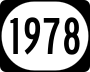 Kentucky Route 1978 marker