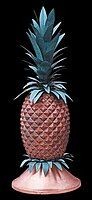 Finial shaped like a pineapple